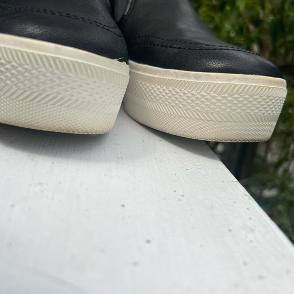 Ash Black and White Slip-On Sneakers with Platform Sole Women's Size 6 Black - Picture 6 of 16